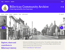 Tablet Screenshot of billericayhistory.org.uk